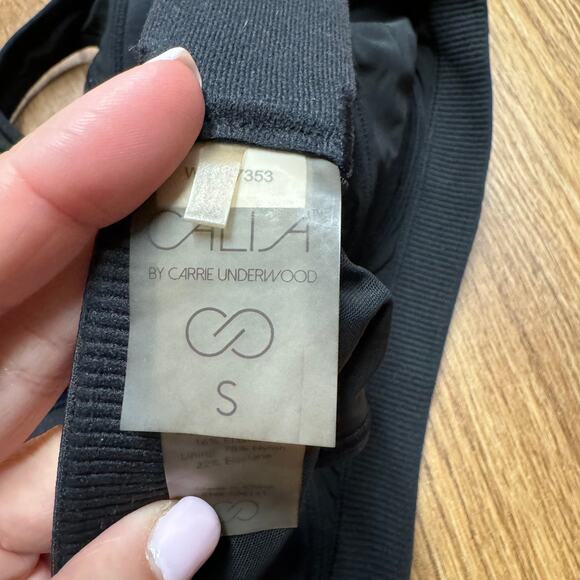 Calia by Carrie Underwood Fixed Cup Medium Support Sports Bra Black Size Small - Picture 5 of 6